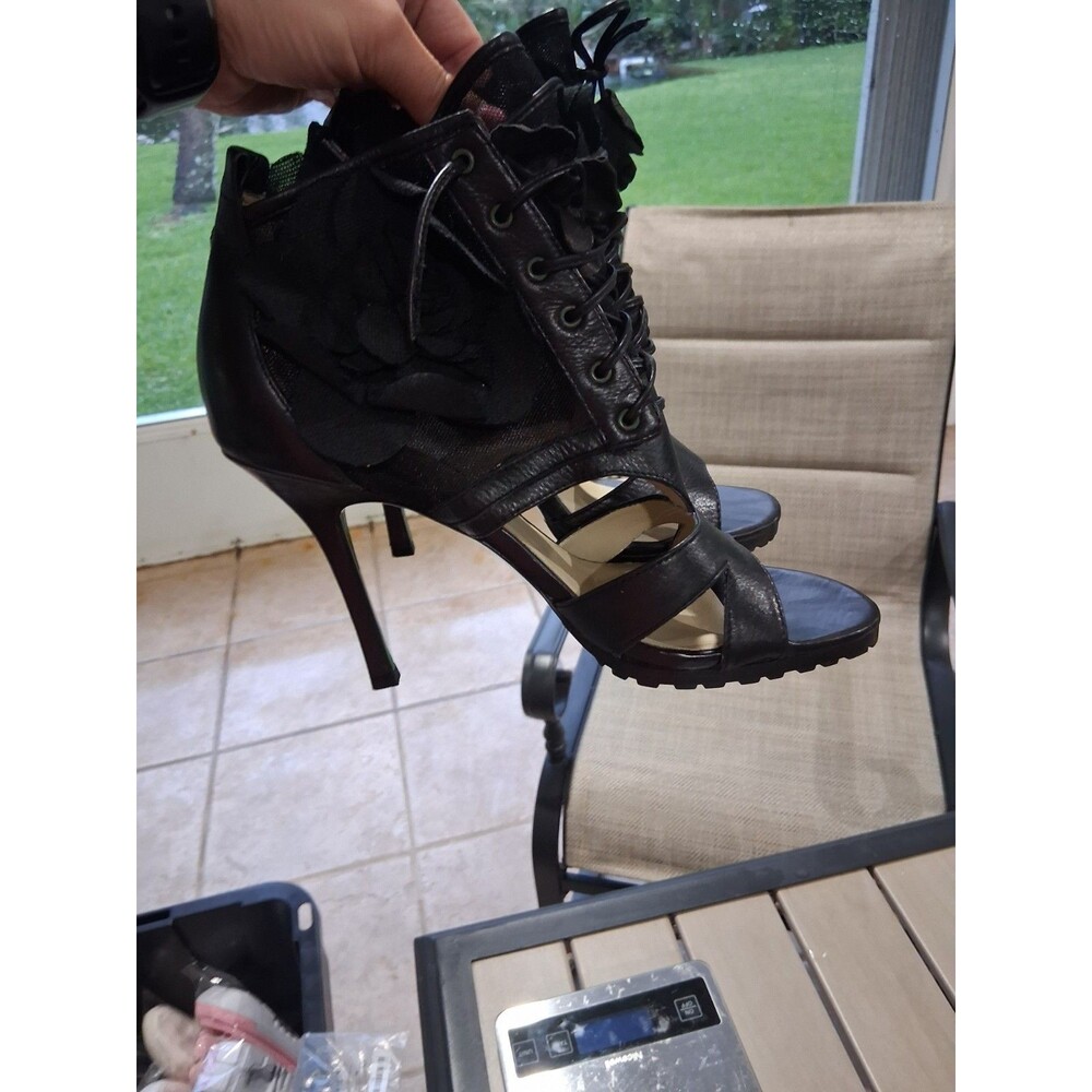 "INK"Lisa for Donald J Pliner Black WEDDING LINE Size 7.5 M SEXYHeels SB6 - Picture 10 of 11